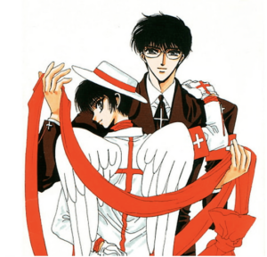 Male manga characters illustrated by CLAMP