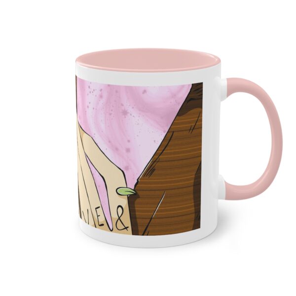 Romantic Two-Tone Coffee Mug | Love and Togetherness Design | 11oz - Image 12