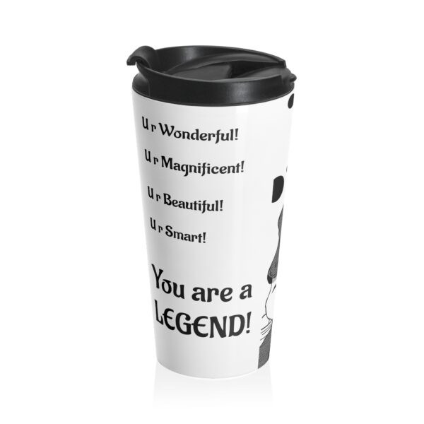 Travel Mug Slam Dunk Art Inspiration | 15oz - Image 2