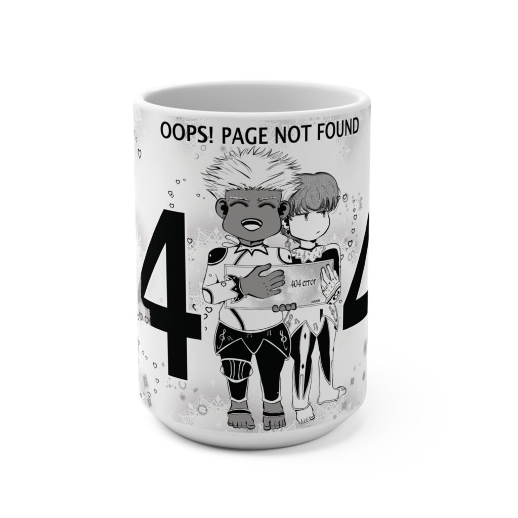 Funny 404 Error Mug | Oops Page Not Found | 15oz