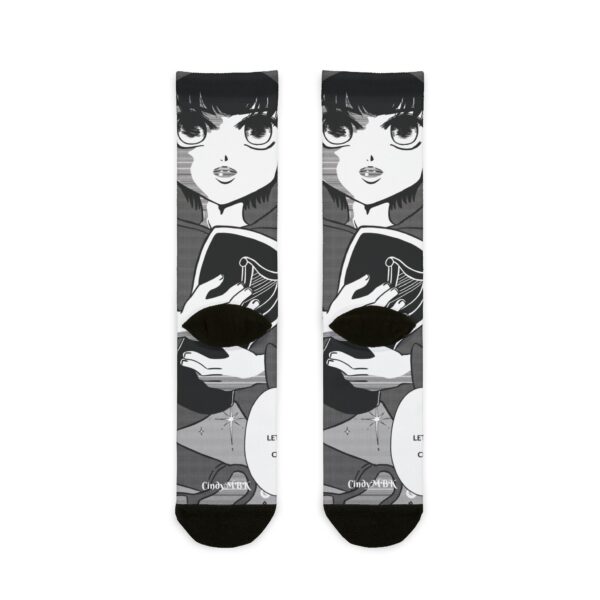 Crew Socks Cute Manga Print for Fashionistas and Cosplay - Image 5