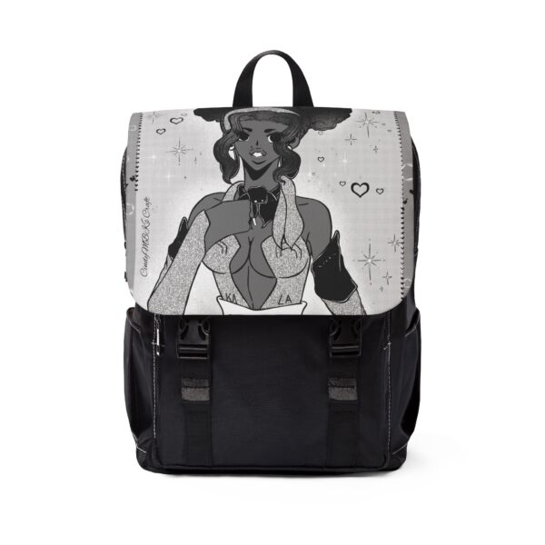 Print Backpack | Black Girl Illustration Retro Vibe