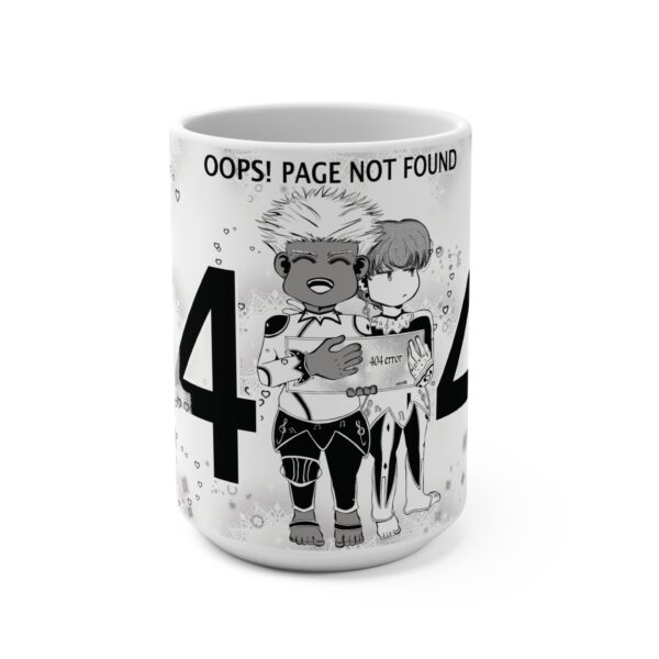 Funny 404 Error Mug | Oops Page Not Found | 15oz - Image 2