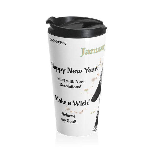 January Make a Wish Travel Mug | 15oz - Image 2