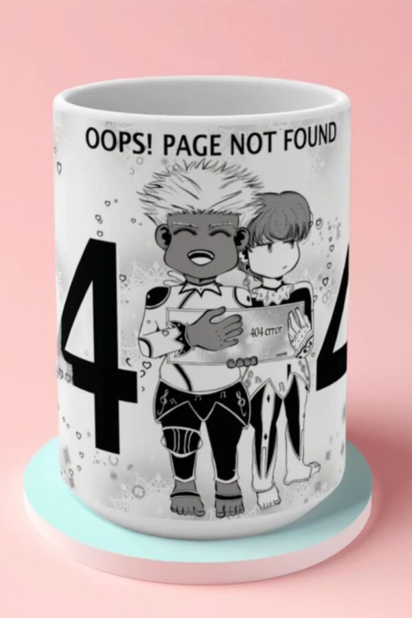 Funny 404 Error Mug | Oops Page Not Found | 15oz