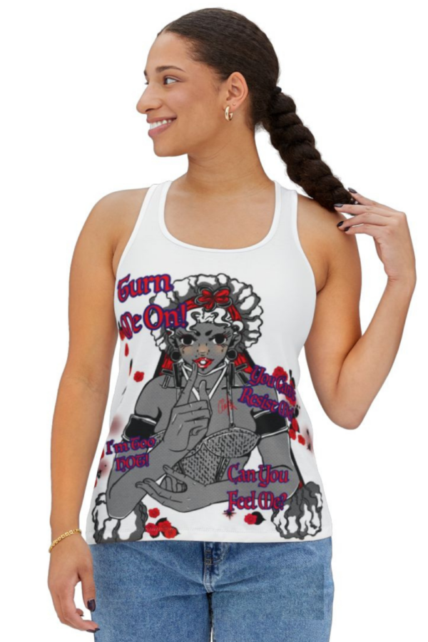 Retro Sleeveless Tank Top | Black Woman Pop Art