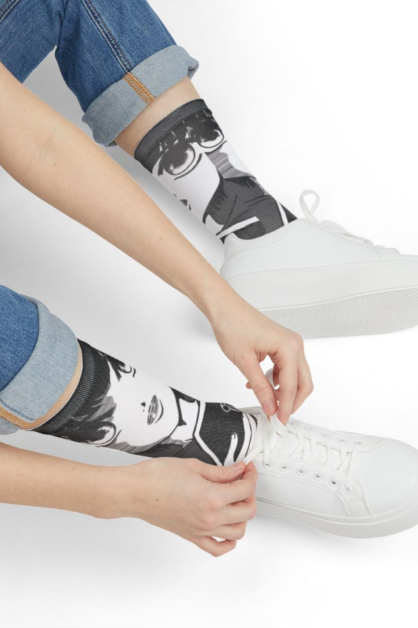 Unisex Crew Socks | Child Manga Print