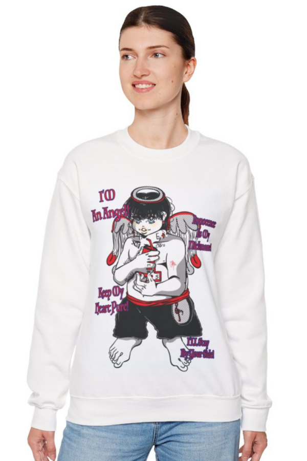 Cute Unisex Long-Sleeved Shirt | Manga Child Angel Art