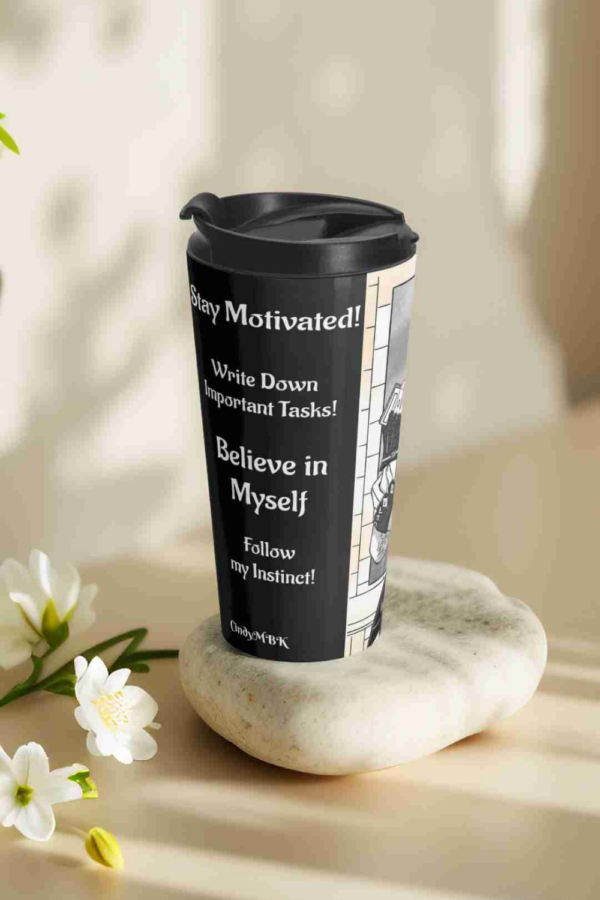 February Believe in Myself Travel Mug | Motivational Quotes of the Month | 15oz