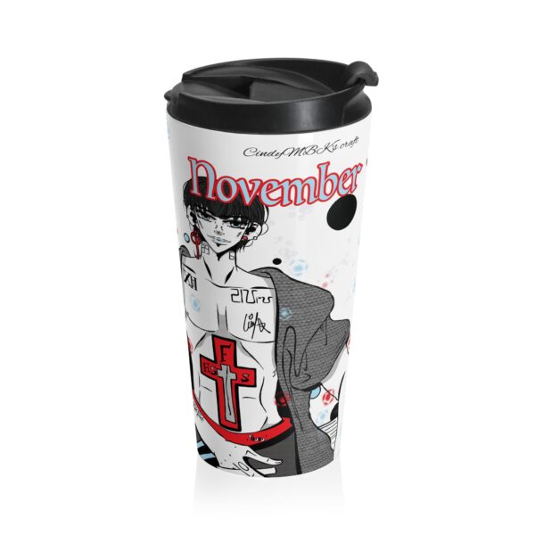 November Boost My Confidence Travel Mug | Motivational Quotes of the Month - Image 4