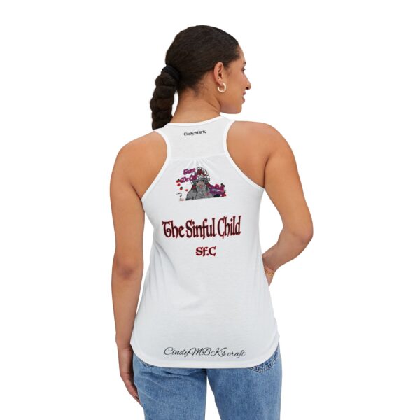 Retro Sleeveless Tank Top | Black Woman Pop Art - Image 5