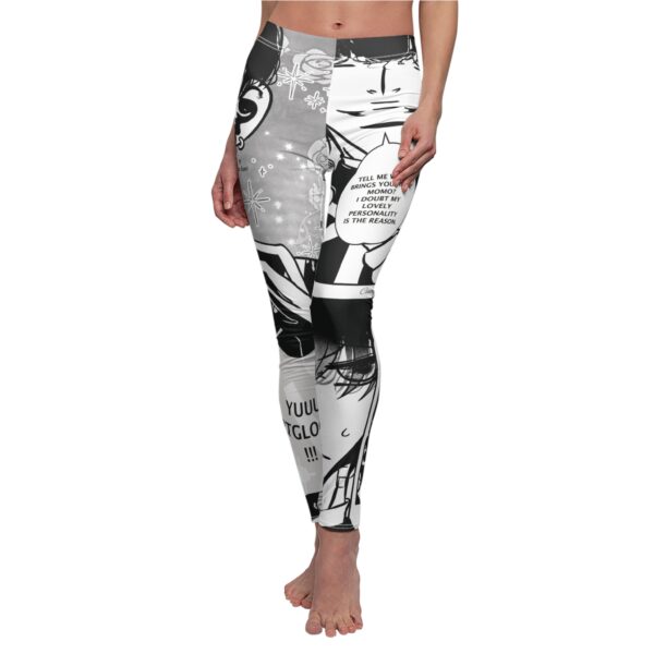 Printed Leggings | Manga Stripes for Women - Image 2