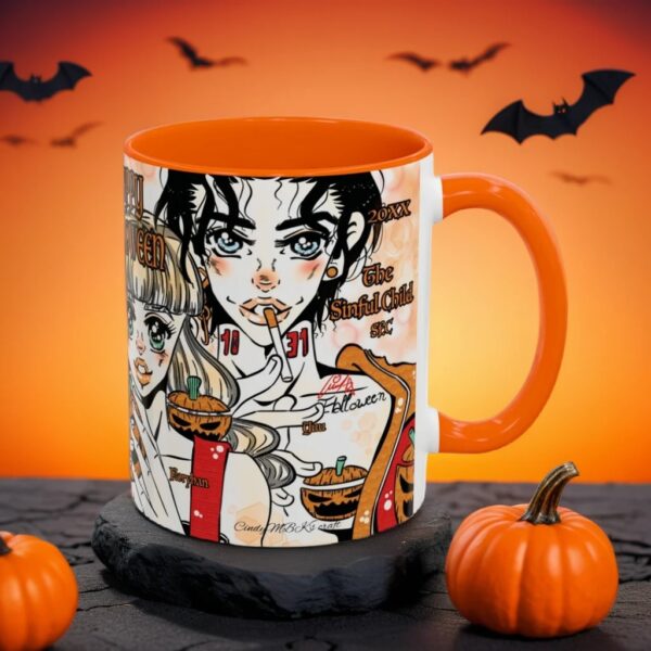 Soulmates Halloween Themed Mug | Yuu x Floryhan Couple Edition | 11oz