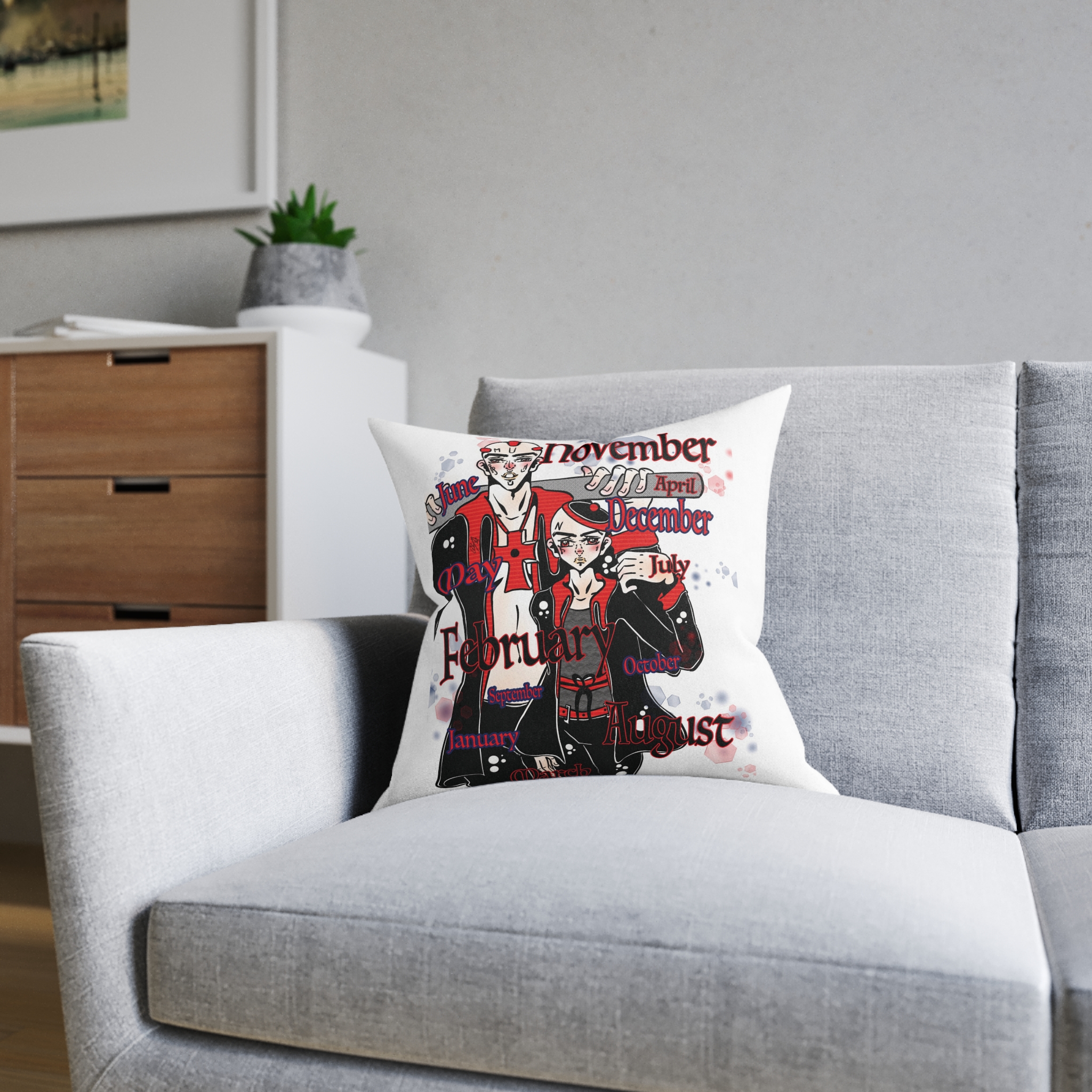 M x N Months Pillow