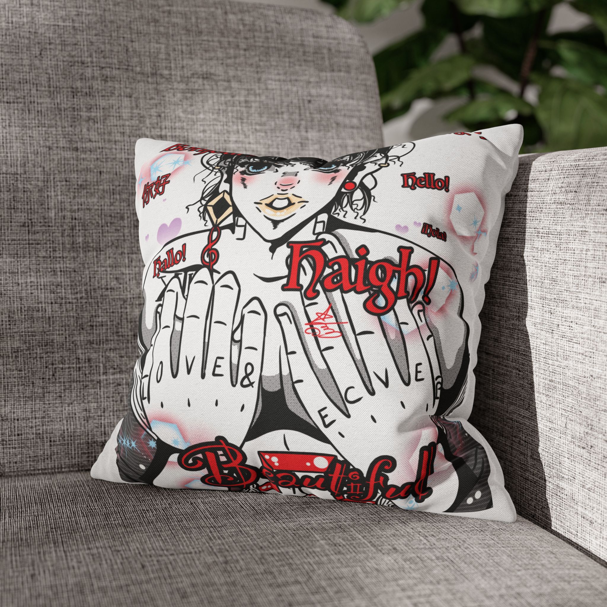 “Hello Beautiful” Yuu Pillow