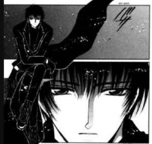 Best-Dressed Male Manga Character - Subaru dressed in a full black outfit.